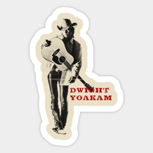 dwight yoakam visual art Sticker